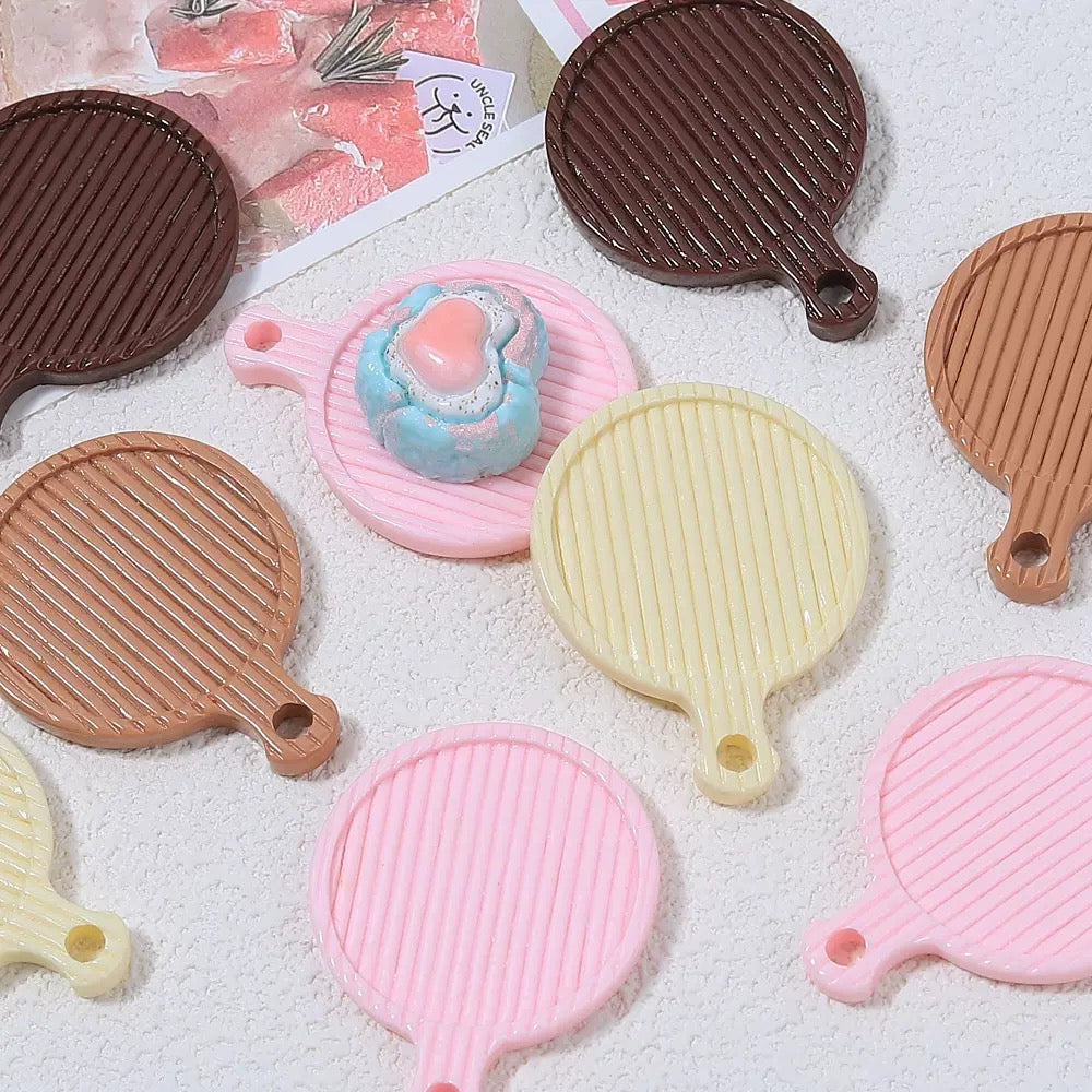 Round Food Tray Charms