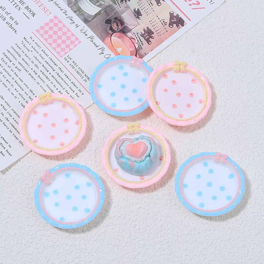 Bowknot Wave Point Plate