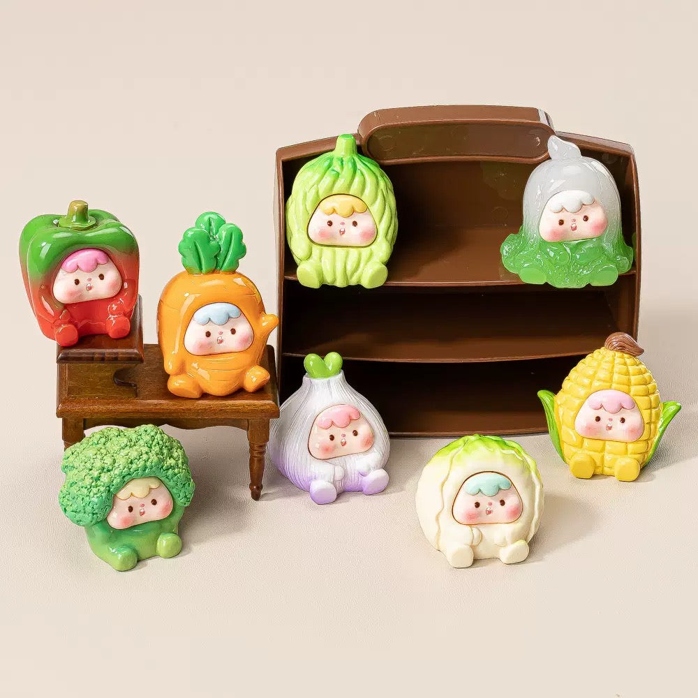 3D Vegetables Cartoon Figurine