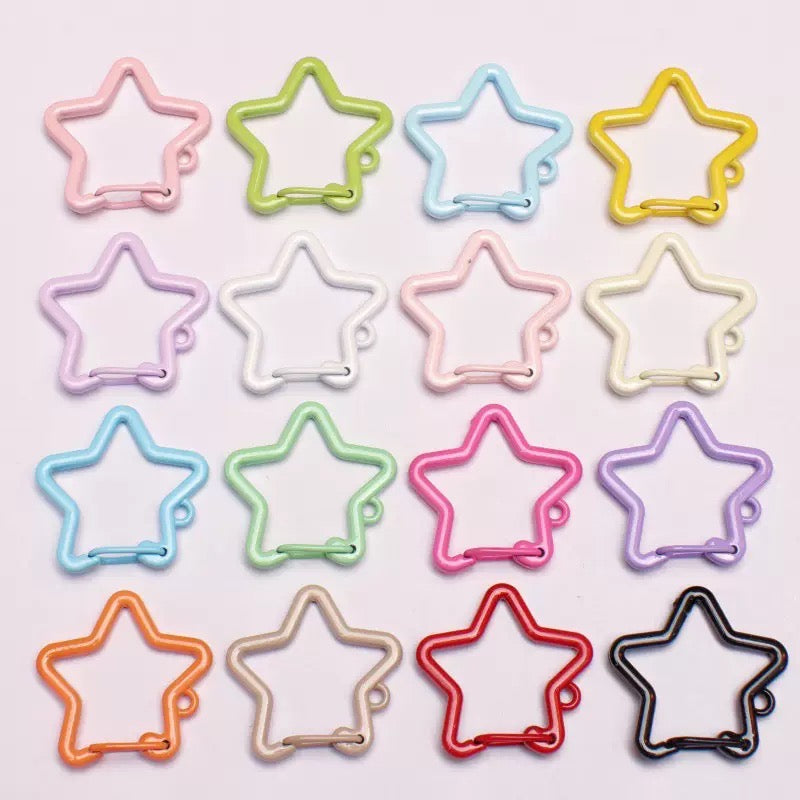 Star Shape Keychain Diy Accessories