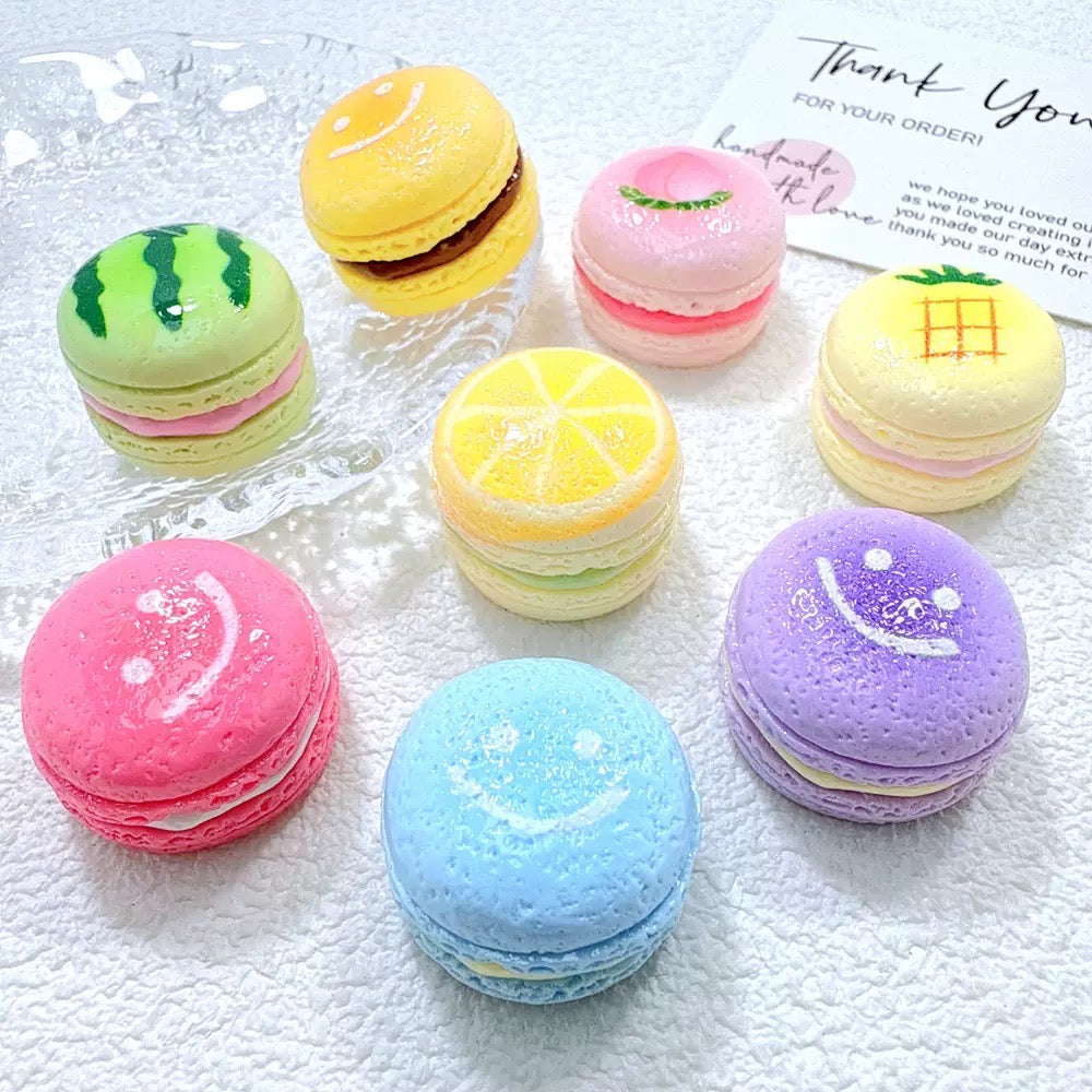 Fruit Smile Face Macaron Charm