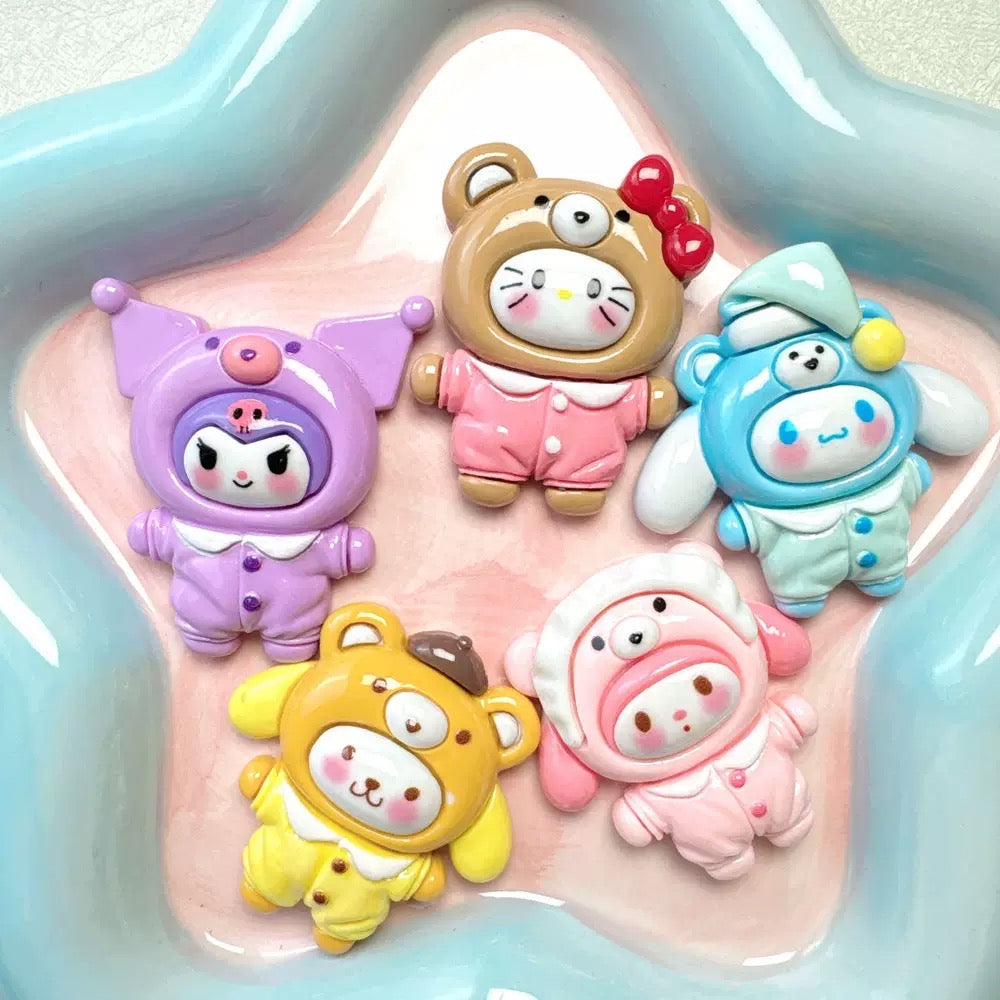 Large Sanrio Pajamas Charms