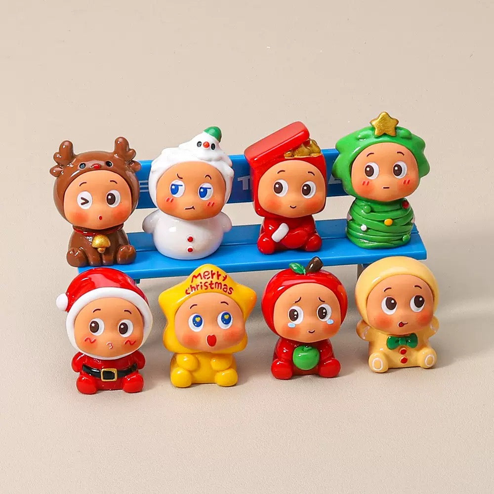 3D Christmas Twinkle Twinkle Cartoon Figurine