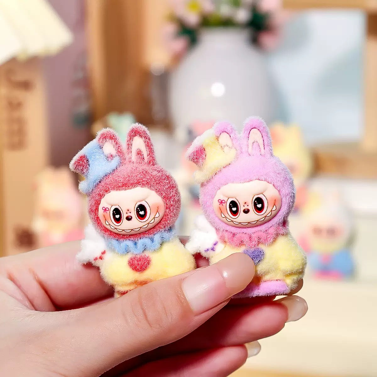 3D Labubu Pajama Party Cartoon Figurine