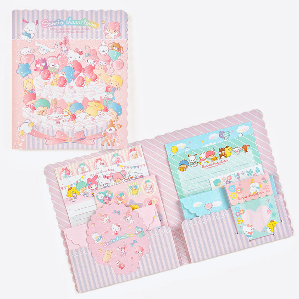SANRIO LETTER PAPER & STICKER SET