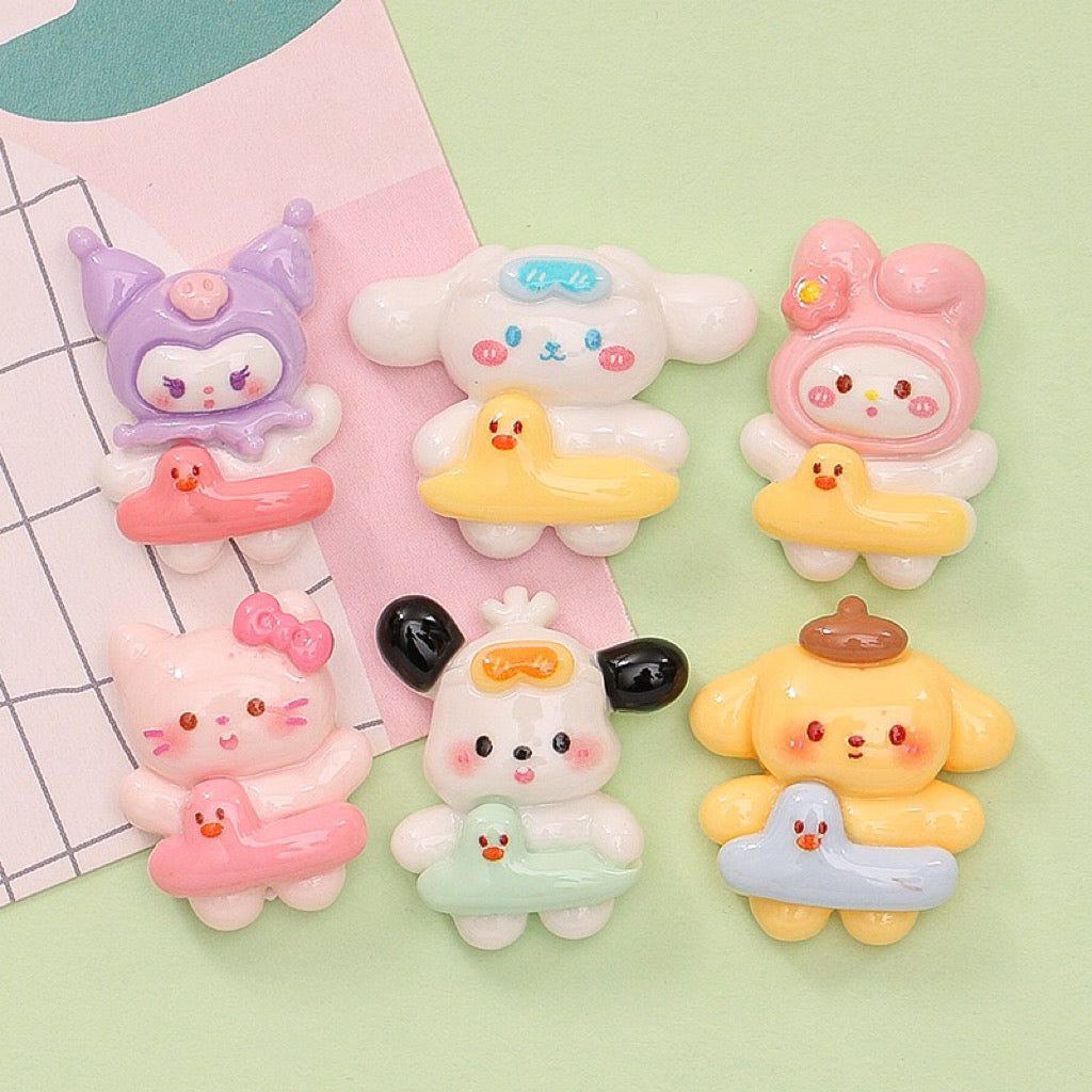 Sanrio Swimming Charms