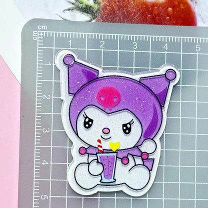 Big Sanrio Drinking Acrylic Patch