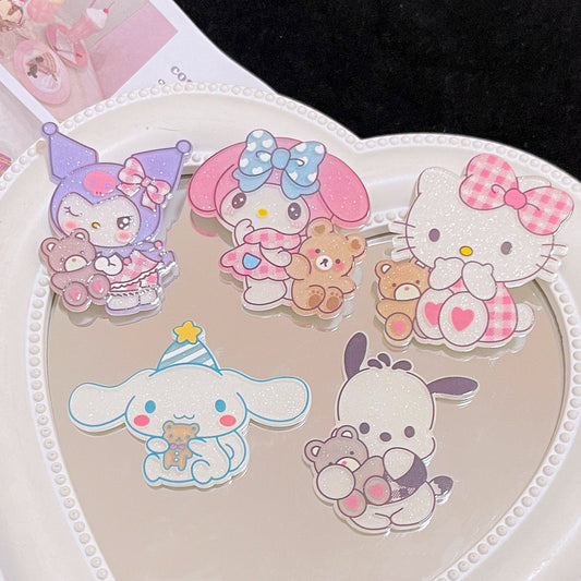 Big Sanrio Hug Bear Acrylic Patch