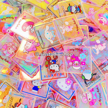 Sanrio Squares Double Side Laser Acrylic