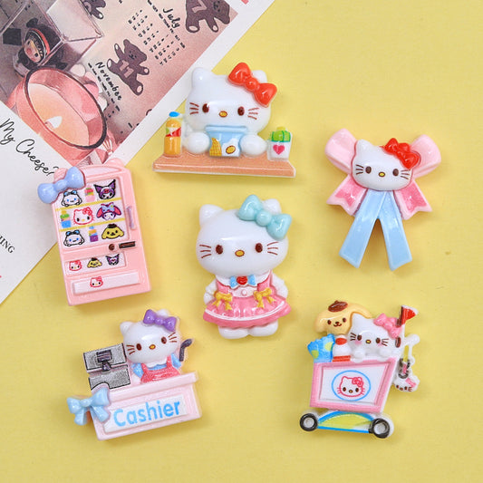 Kitty Shopping Time Charms