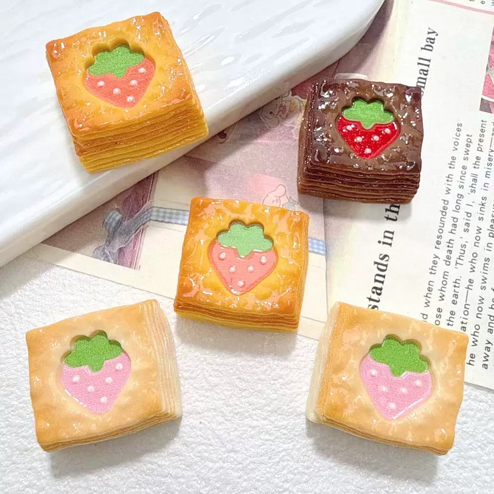 Strawberry Layer Cake Charms