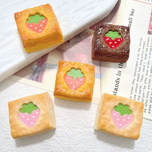 Strawberry Layer Cake Charms