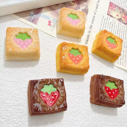Strawberry Layer Cake Charms