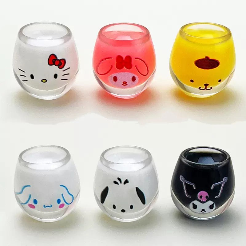 Sanrio Big Belly Milk Bottle Charms
