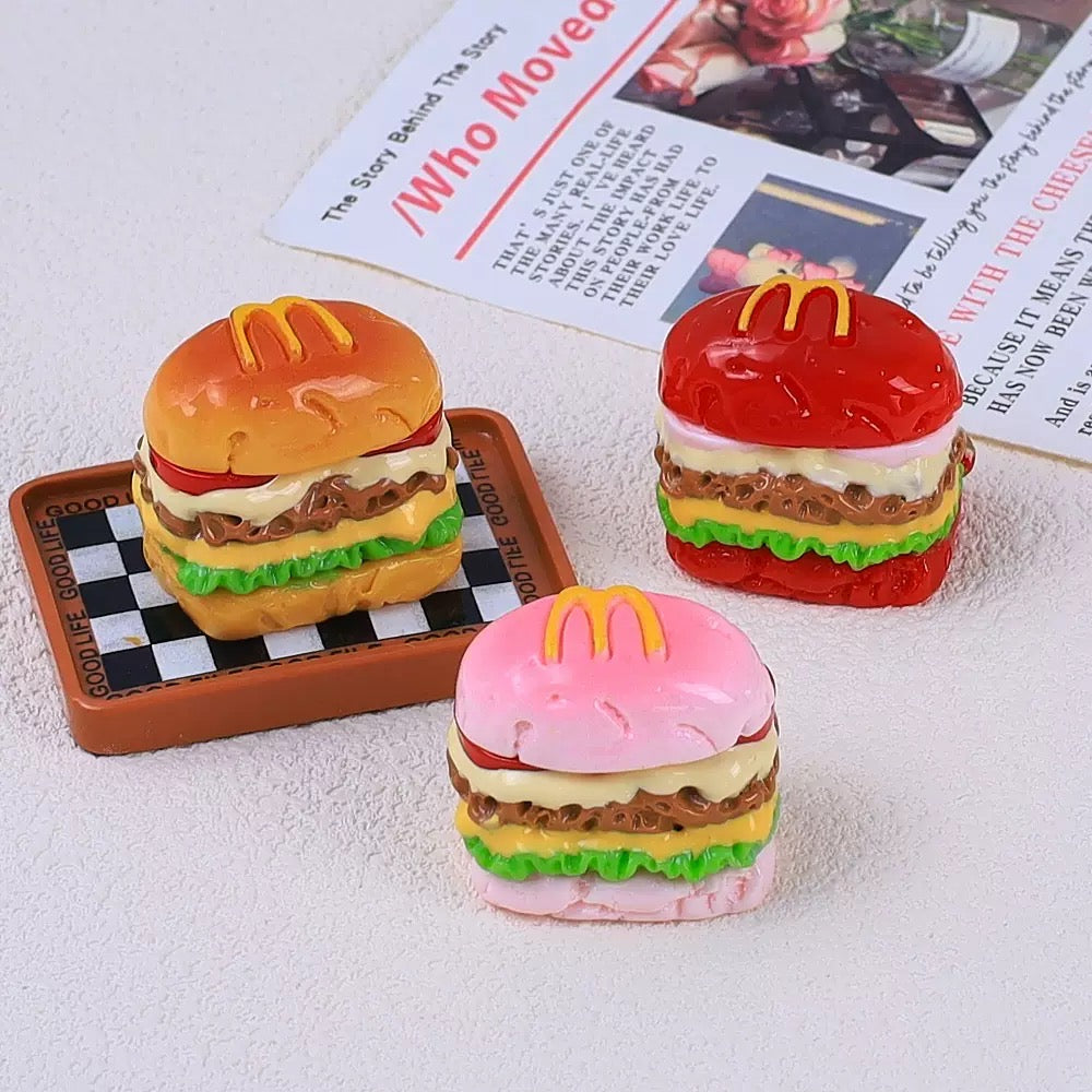 3D McDonald’s Hamburger Figurine