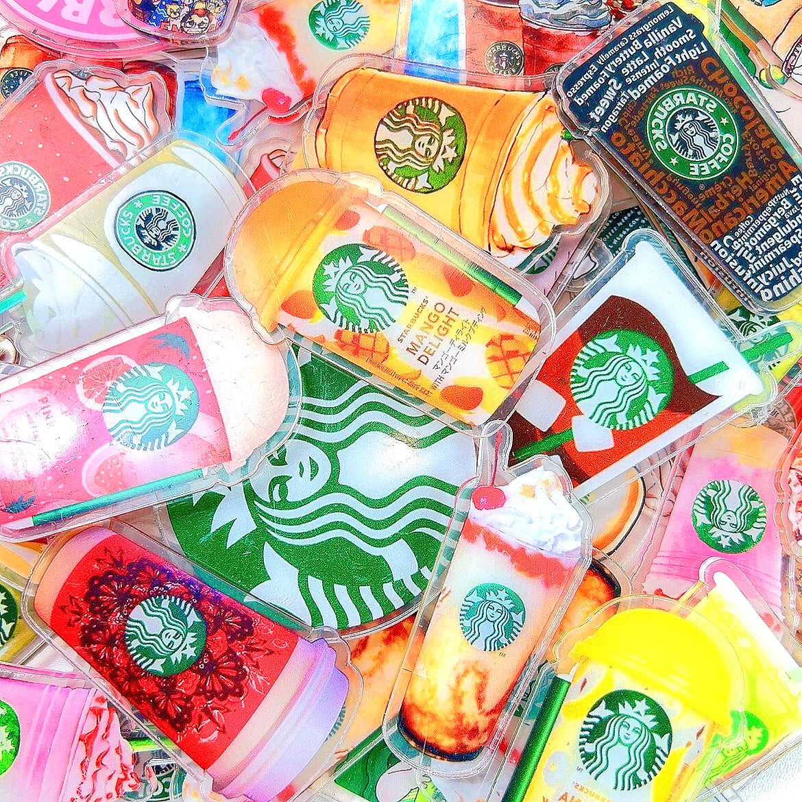 Starbucks Large 6CM Double Side Acrylicpp