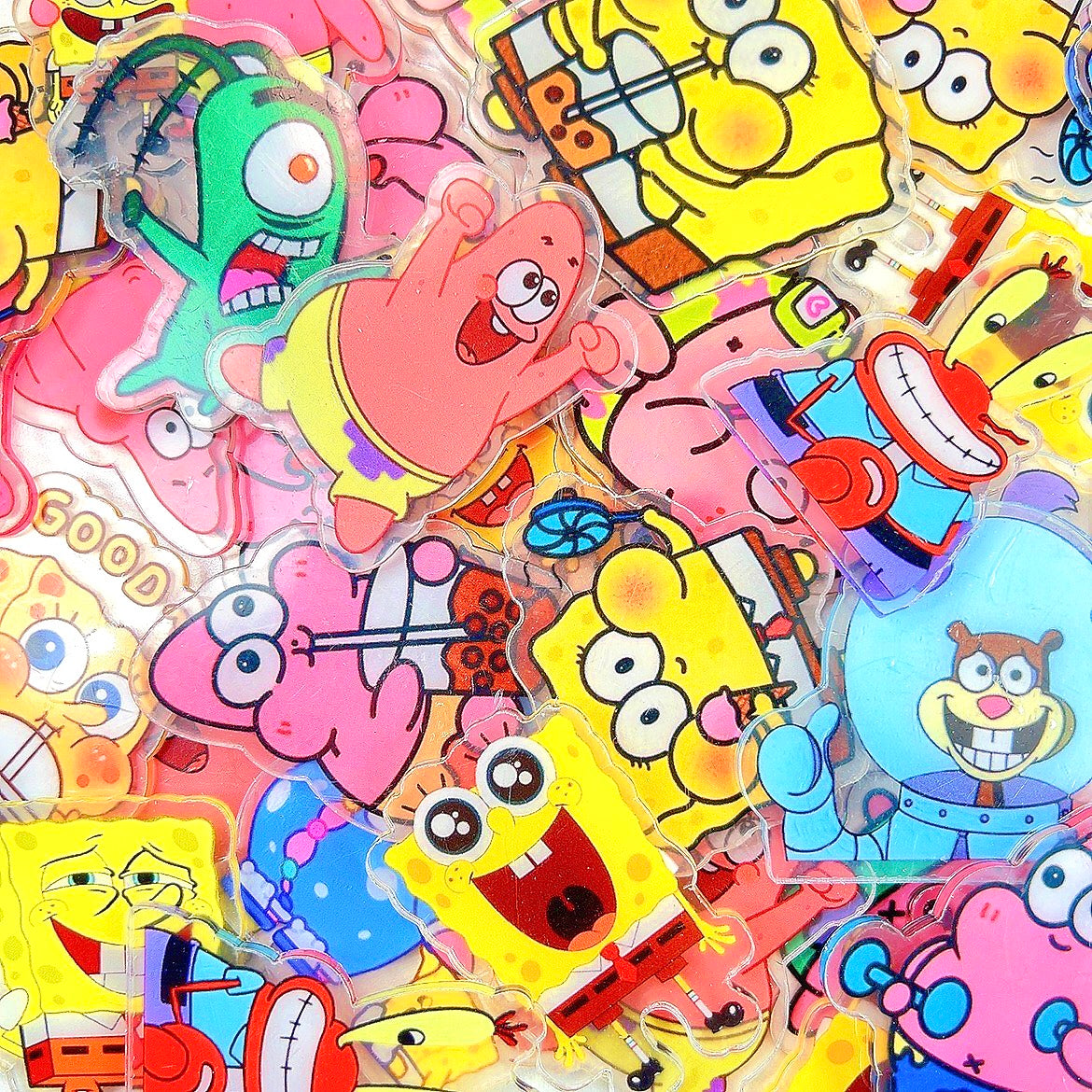 Spongebob Large 6CM Double Side Acrylic