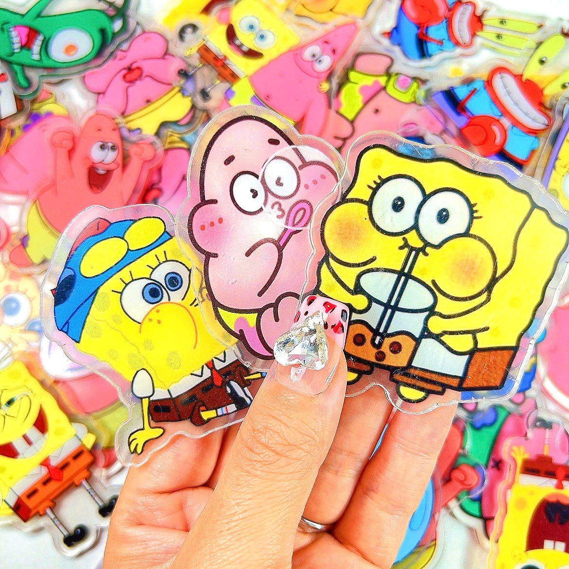 Spongebob Large 6CM Double Side Acrylic