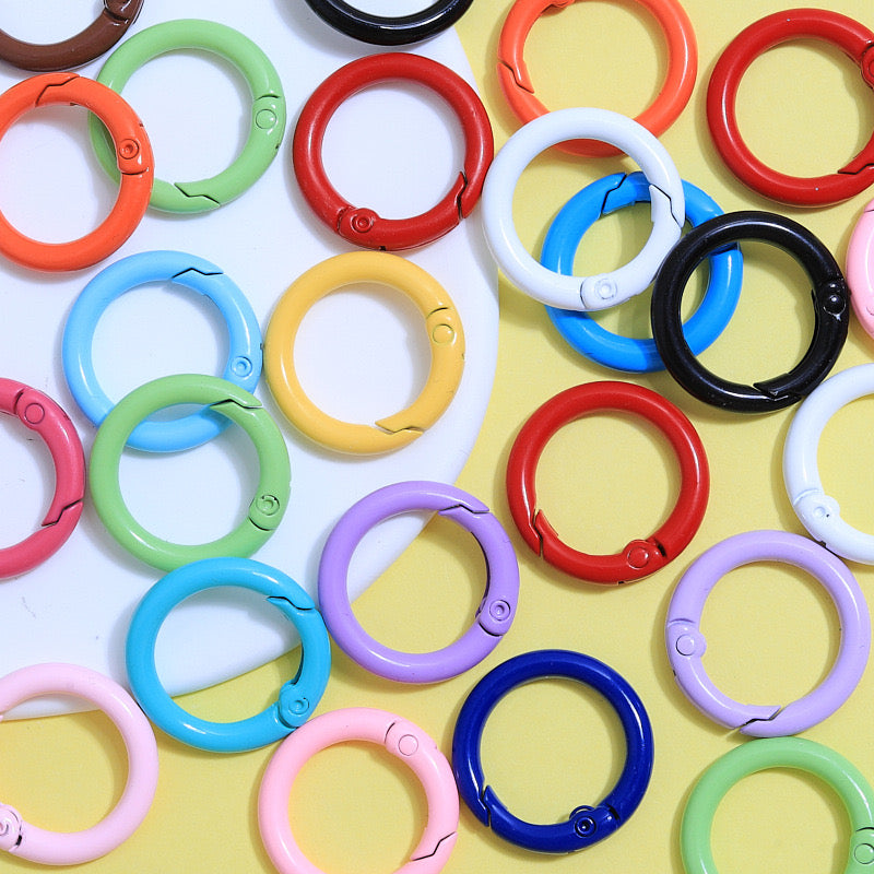 Circle Keychain Diy Accessories