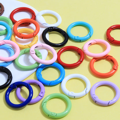 Circle Keychain Diy Accessories