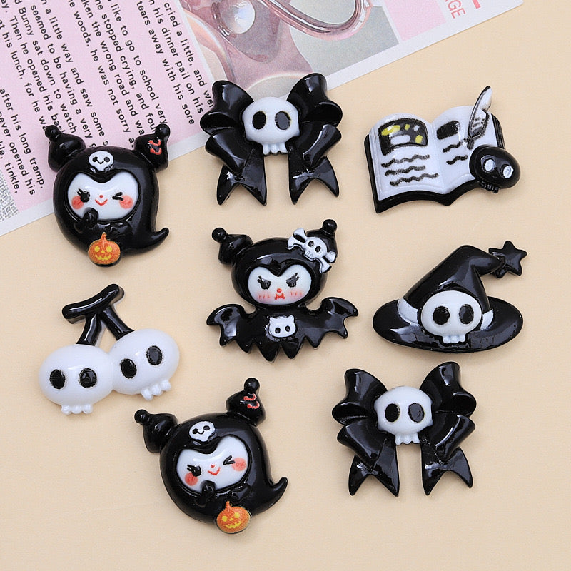 Kuromi Happy Halloween Charms