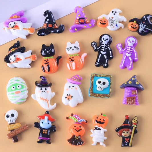 Ghost Pumpkin Witch Halloween Charms