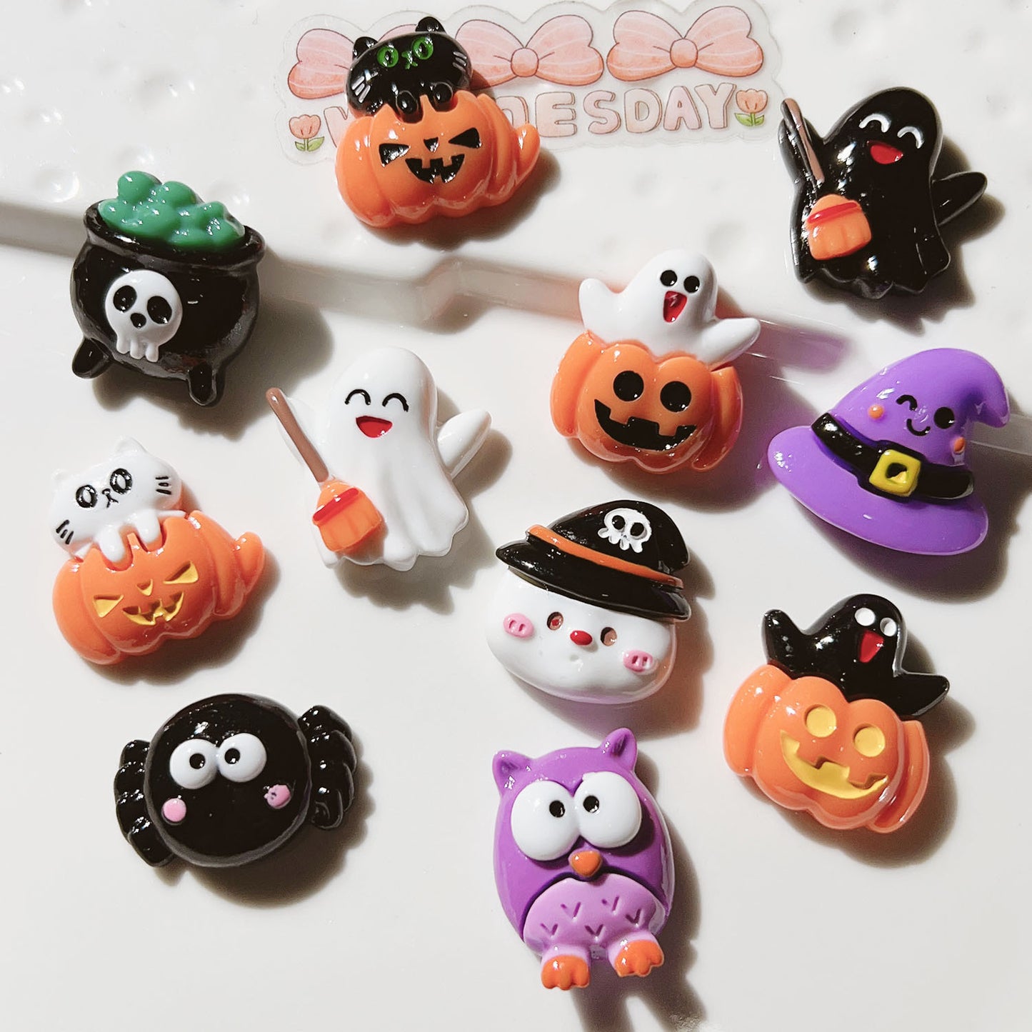 Ghost Pumpkin Witch Halloween Charms