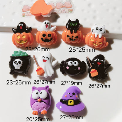 Ghost Pumpkin Witch Halloween Charms