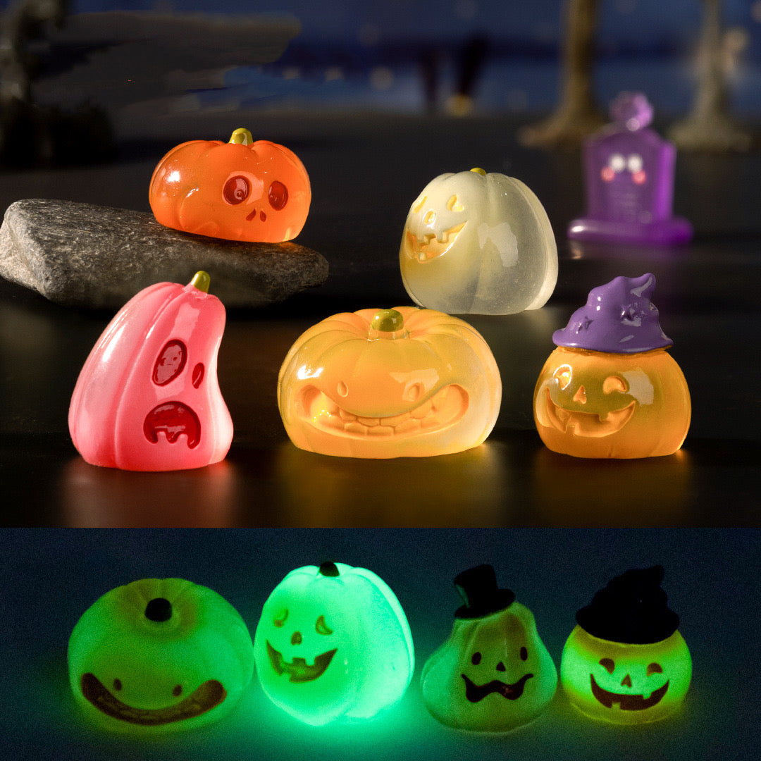 Luminous Demon Pumpkin Halloween Charms