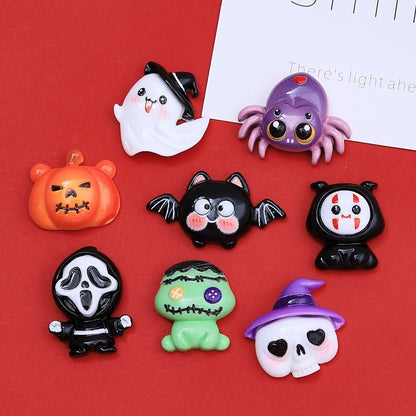 Ghost Pumpkin Bat Halloween Charms