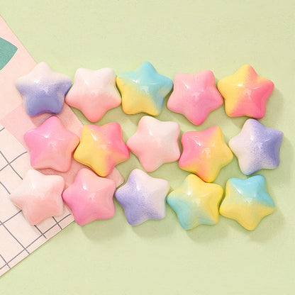 Double Color Mini Star Charms