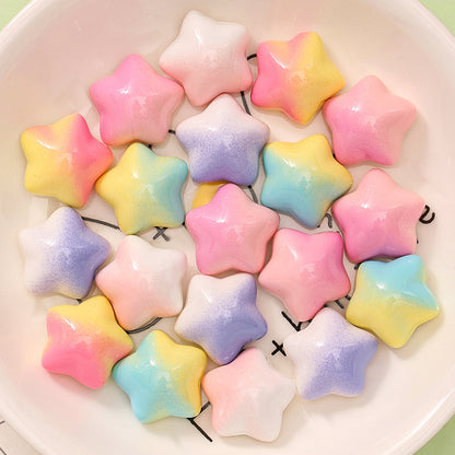 Double Color Mini Star Charms