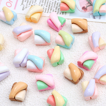 Cartoon Colorful Marshmallow Charms