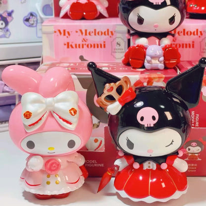 SANRIO BLIND BOX MELODY KUROMI ROSE AND EARL