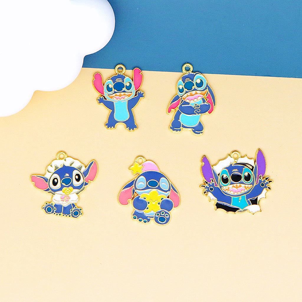 Stitch Alloy Charms For Jewelry Making