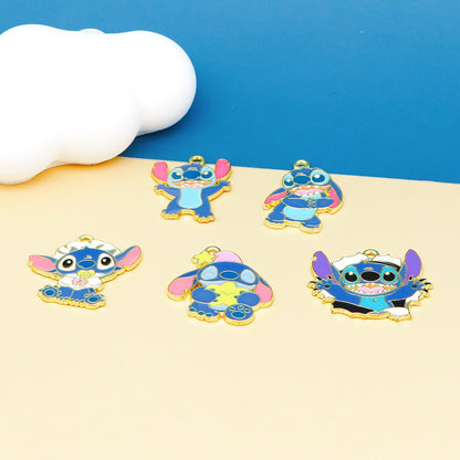 Stitch Alloy Charms For Jewelry Making