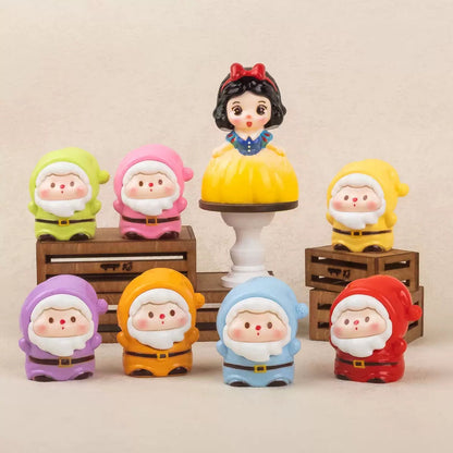 3D Snow White And Seven Dwarfs Figurine