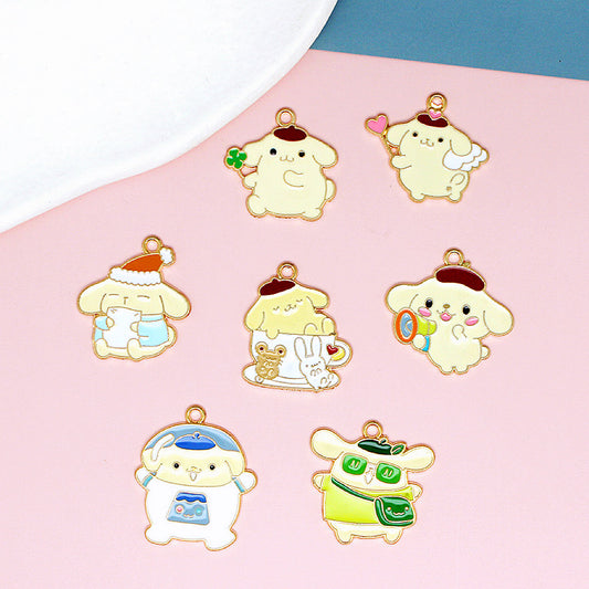 Pompompurin Alloy Charms For Jewelry Making