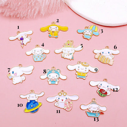 Cinnamoroll Alloy Charms For Jewelry Making