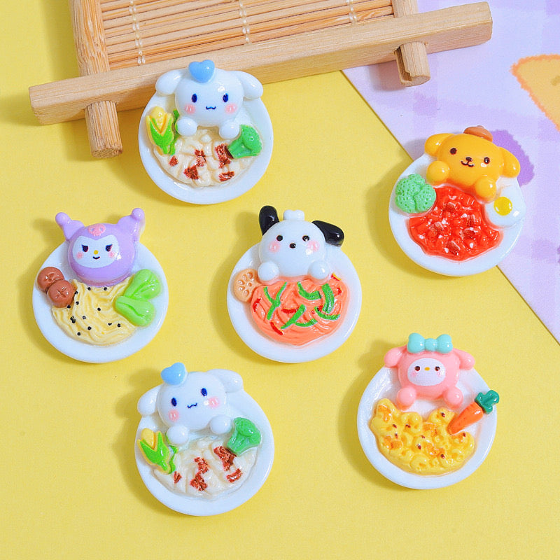 Plato de comida Sanrio para manualidades 