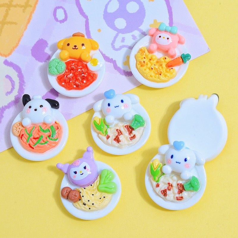 Plato de comida Sanrio para manualidades 