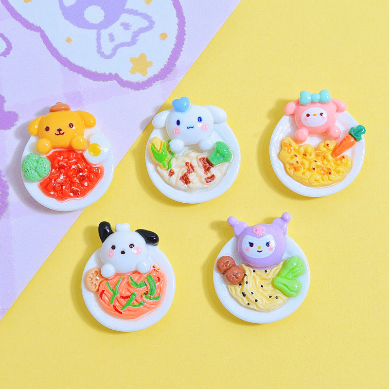 Plato de comida Sanrio para manualidades 