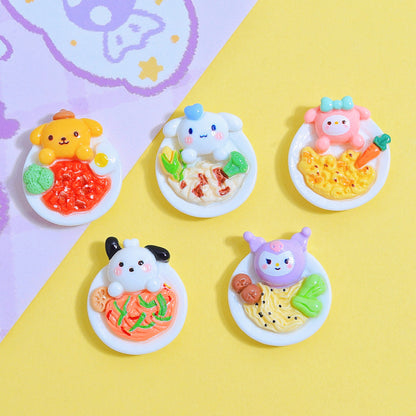 Plato de comida Sanrio para manualidades 