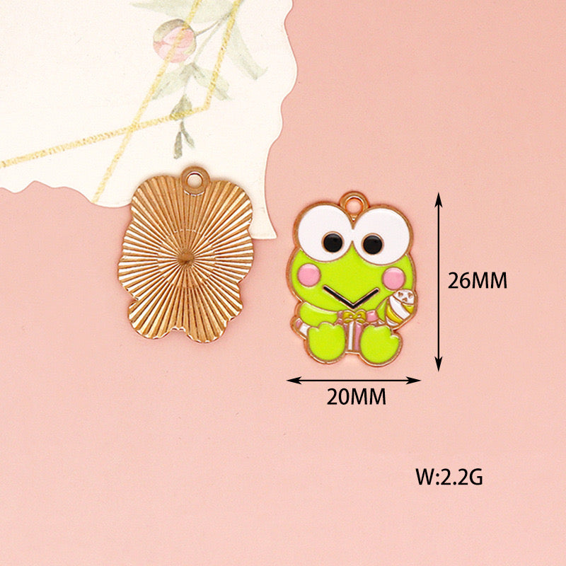 Sanrio Family Alloy Charms For Jewelry Making