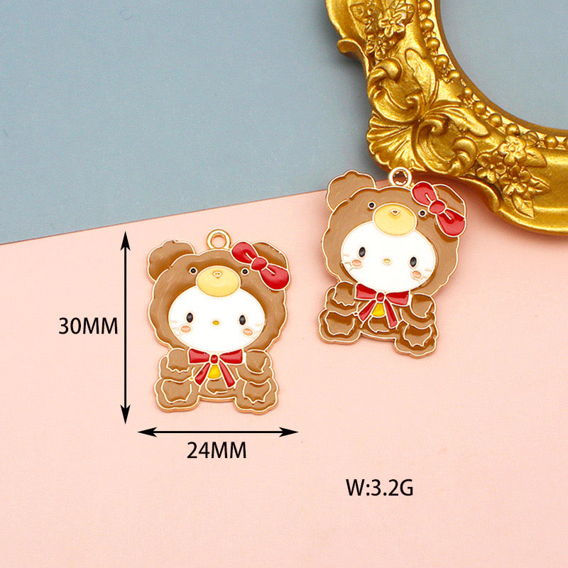 Sanrio Alloy Charms For Jewelry Making