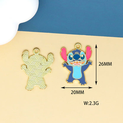 Stitch Alloy Charms For Jewelry Making