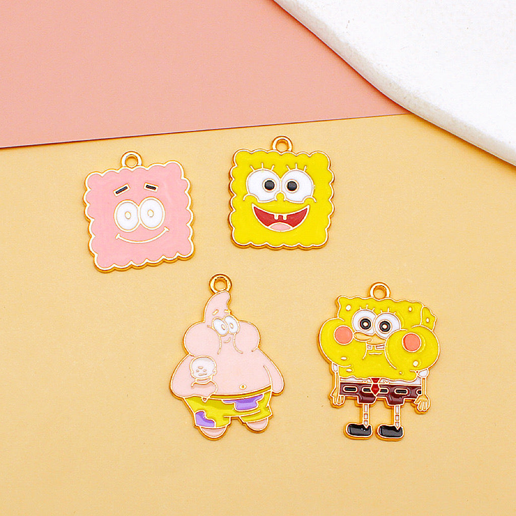 SpongeBob &Patrick Alloy Charms