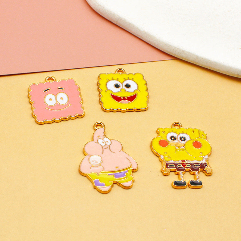 SpongeBob &Patrick Alloy Charms