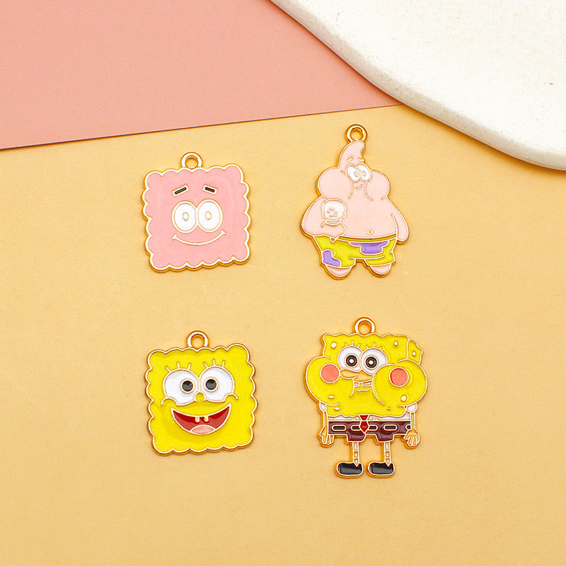 SpongeBob &Patrick Alloy Charms