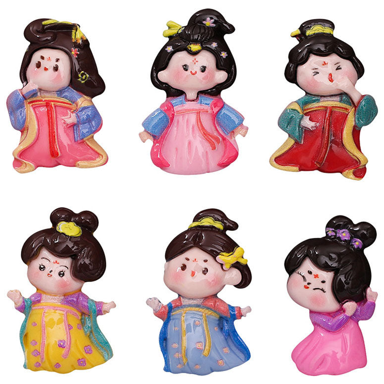 Tang Dynasty Cute Girls Charms